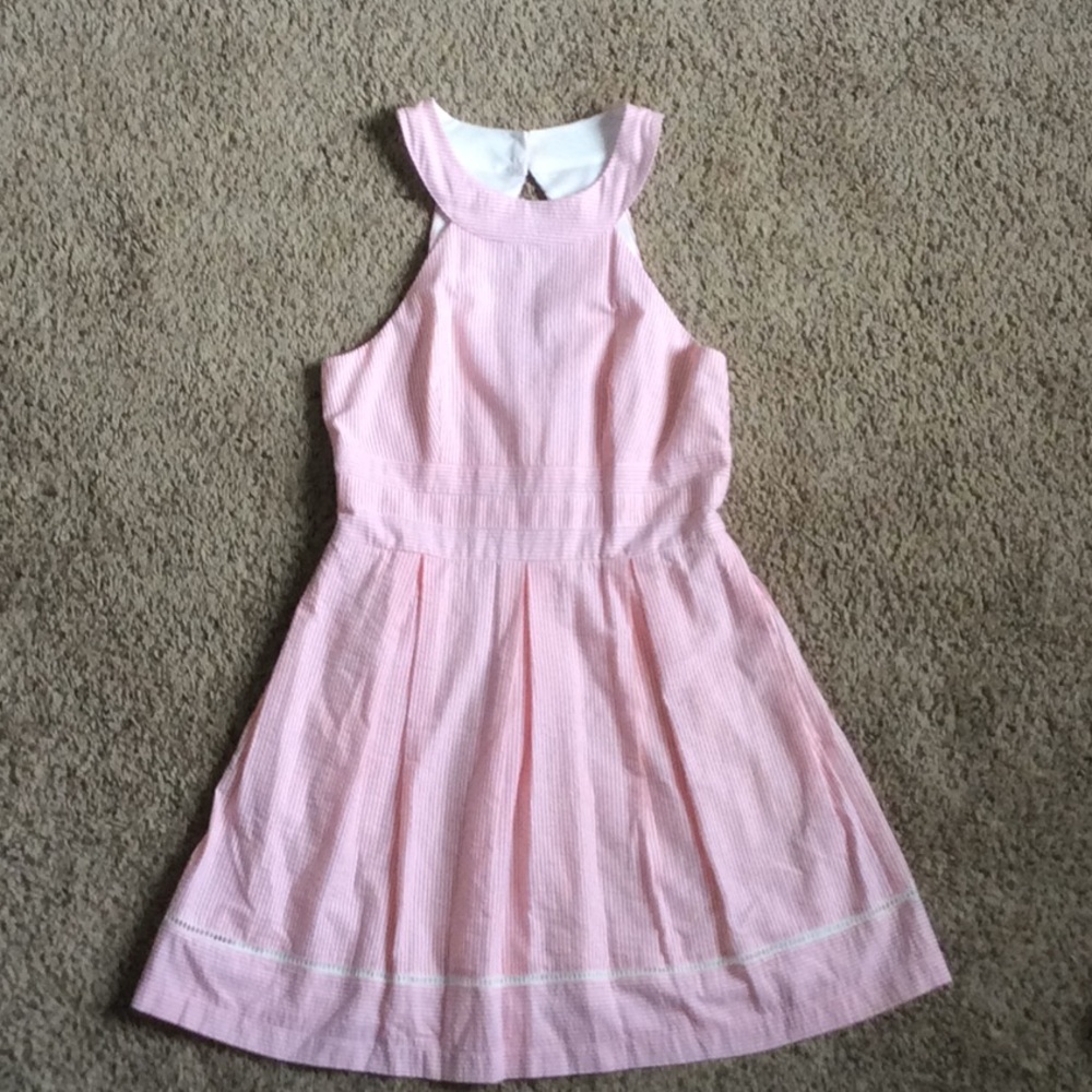 Cute Pink Striped Dress